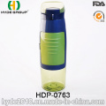 Grüne Förderung Kunststoff Trinksport Wasserflasche (HDP-0763)
